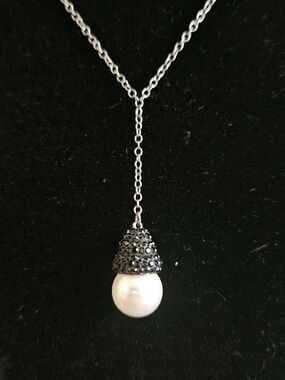 Vintage Swarovski Piano Drop Necklace